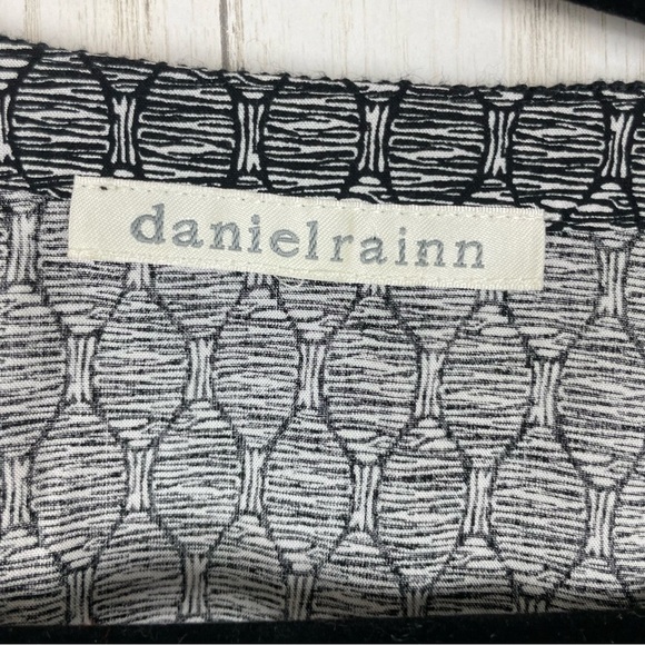 Anthropologie Daniel Rainn black and white tassel blouse - Picture 4 of 6